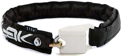 Hiplok Lite Chain Lock - Black/White/Wearable Waist Belt Lock Clothing Clothes Bicycle Cycling Cycle Biking Bike Security Safety Anti Theft Accessories