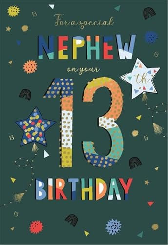 For A Special Nephew On Your 13th Birthday Card