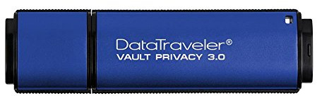 Kingston Data Traveler Vault Privacy USB 3.0 Flash drive, 8 GB DTVP30, 256 Bit AES Encrypted FIPS 197