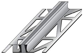Dehnungsfugenprofil / Dehnungsprofile / Fliesenprofil für Fliesenübergänge, Aluminium, Höhe: 3 mm