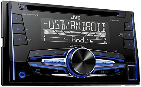 JVC KW-R520E - Receptor de CD (entrada frontal USB / AUX) negro