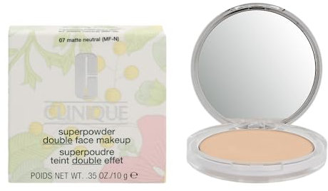 Clinique Superpowder Double Face Makeup - 07 Matte Neutral (MF-N)-Dry Combination To Oily FOR Women 0.35 oz Makeup