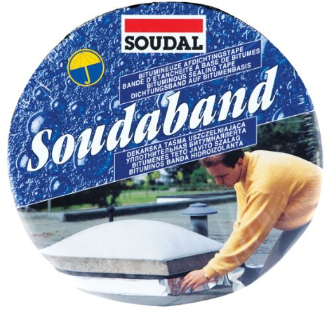 SOUDAL SOUDABAND | Anschlussband Alu - Bitumen | Abmessung: 150mm x 10m