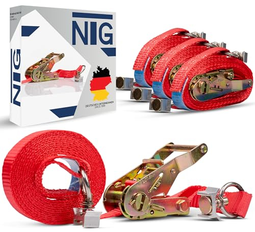 Zurrgurt | Spanngurte | Zweiteilig mit Ratsche | für Airlineschiene | mit Endbeschlag | 2 teilig | Länge 3400 mm | 1500 daN | DIN EN 12195-2