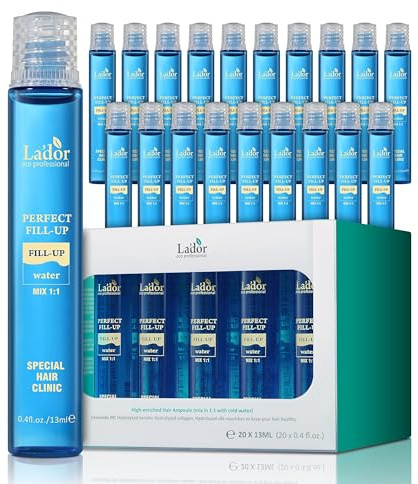 [LADOR] Perfect Hair Fill-Up 13ml * 20pcs SET (Protein Hair Ampoule) + 1 Shower cap by Lador