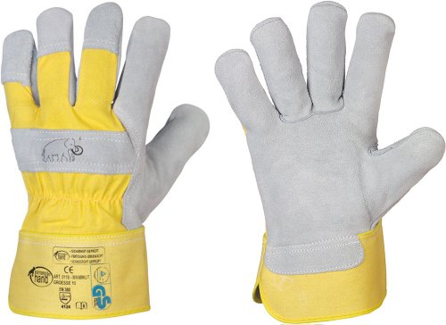 MAMMUT Rind-Kernspaltleder-Handschuhe - Gr. 9 (12 Paar)