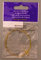 Schmuckdraht Collier, Draht, 0,40mm x 75cm, gold, nylonummantelt, Quetschperlen