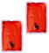 Pack 2 Instant Heating GEL HAND WARMERS - Reusable Heat Packs Pads Handwarmers (Red)