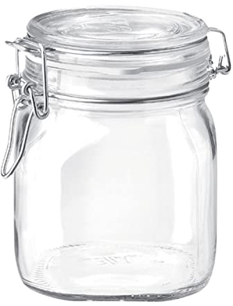 Axentia Fido Drahtbügelglas, Glas, Transparent, 0,75 l