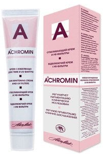 Achromin Bleichcreme für dunkle Flecken, Altersflecken und nach der Schwangerschaft, dunkle Flecken, 45 ml
