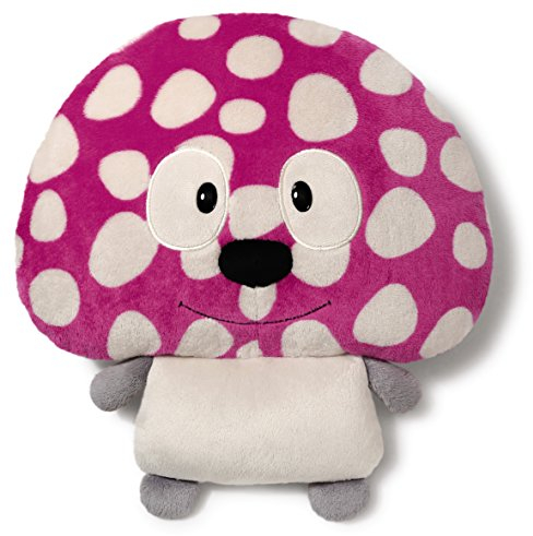 Nici 38298 - Kissen Pilz 2D Plüsch, 30 cm