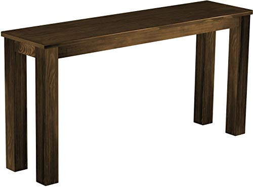 Barbank 150 cm Rio Classico Eiche antik Pinie Massivholz Hochbank Konsolentisch Holzbank - Größe und Farbe wählbar Brasilmöbel
