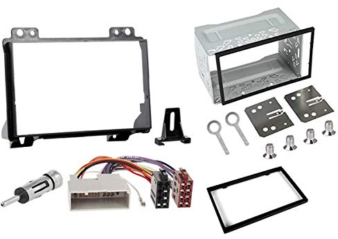 Sound-way - Kit Montage Cadre de Radio Adaptateur autoradio 2 DIN Compatible avec Ford Fiesta/Fusion 2002-2005 - 2D-Fusion