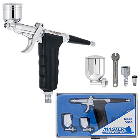 Master Airbrush SB80 Pistol Trigger Fixed Dual-Action Airbrush Set