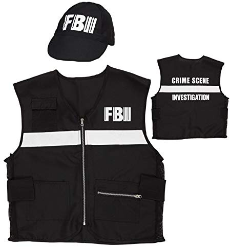 W WIDMANN MILANO Party Fashion - Kostüm FBI Tatortinvestigator, Swat, Geheimagent, Faschingskostüm