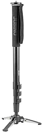 JUSINO Monopod mit abnehmbarem Fuß/Tischstativ (Schnellspannclips) VM-324E