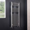 Essentials Scaldasalviette Idraulico Calorifero Bagno Termoarredo Design Piatto 1100 x 500mm Interasse: 450mm - 346 Watt Cromato