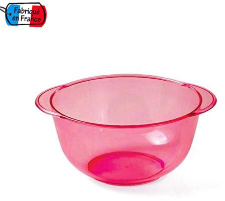 plastorex Bol à Oreilles Micro-Ondable en Copolyester Rouge Grenadine 35 cl