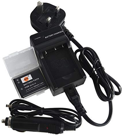 DSTE® EN-EL19 Rechargeable Li-ion Battery + DC109U Travel and Car Charger Adapter for Nikon Coolpix S100 S2500 S2600 S2700 S2750 S3100 S3200 S3300 S3400 S3500 S4100 S4150 S4200 S4300 S4400 S5200 S6400 S6500 S6600 Digital Camera