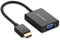 UGREEN HDMI auf VGA Kabel Adapter 1080P HDTV Aktiv Audio Übertragung Konverterkabel mit hochwertigem Aluminiumgehäuse unterstützt für PC Laptop, Chromebook, Raspberry Pi, MacBook Schwarz