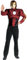 Disguise Iron Man Muscle Torso Mask Licensed Men Costume XL Red, Red