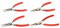 Facom PCSNJ4PB Lot de 4 pinces à circlips