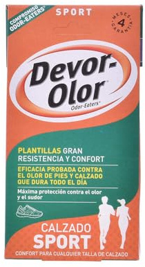 Devor- Smell Super Insoles, Footwear Work, 1 Pair of Insoles
