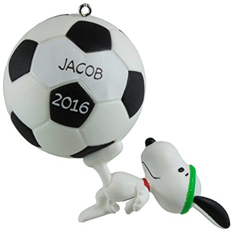 Hallmark 2016 Weihnachten Ornament Kickin 'mit Snoopy Fußball Ornament