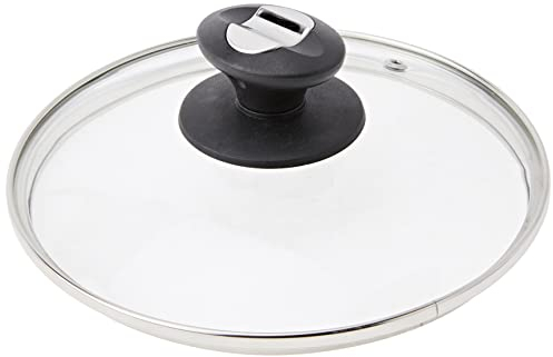 LACOR - 71918 - Tapa De Cristal con Desvaporizador De 18 cm- Transparente