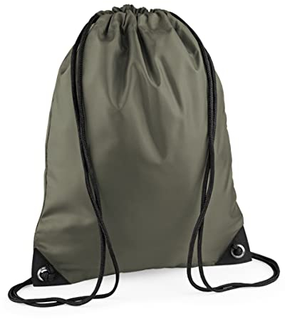 BagBase Unisex Bg010oliv Premium Gymsac Bag, olivgrün, Einheitsgröße