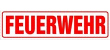 INDIGOS UG - Magnetschild Auto Feuerwehr 30 x 8 cm reflektierend - Magnetfolie LKW Truck Transporter Baustellenfahrzeug Firmenwagen - flexibel abnehmbar, wetterfest & wiederverwendbar