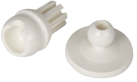 Wenko 19221100 Schrägwandadapter - für Ø 2,5 cm Duschstangen