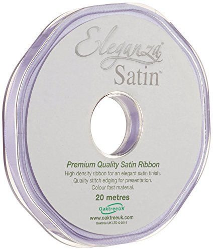 ELEGANZA Double Faced Satin Ribbon 6mm x 20m Lavender No.45