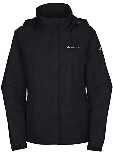 VAUDE Women's Escape Bike Light Jacket| Leichte 2-Lagen Regenjacke - Zuverlässiger Rad-Regenschutz | Dünnes Netzfutter | Kapuze im Kragen | Reflektierende Elemente | Eco Finish