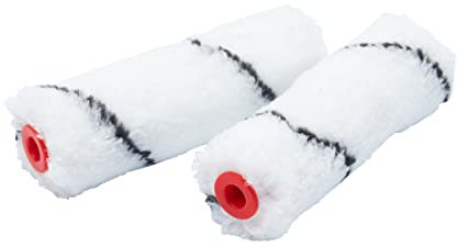 ProDec Advance Lot de 2 mini-rouleaux microfibre 100 mm poils moyens pour finition lisse avec émulsions et lasures sur murs intérieurs, plafonds et bois