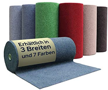 Primaflor Rasenteppich GREEN Meterware – Blau - 2,00m x 8,00m – Outdoor Kunstrasenteppich wetterfest & pflegeleicht