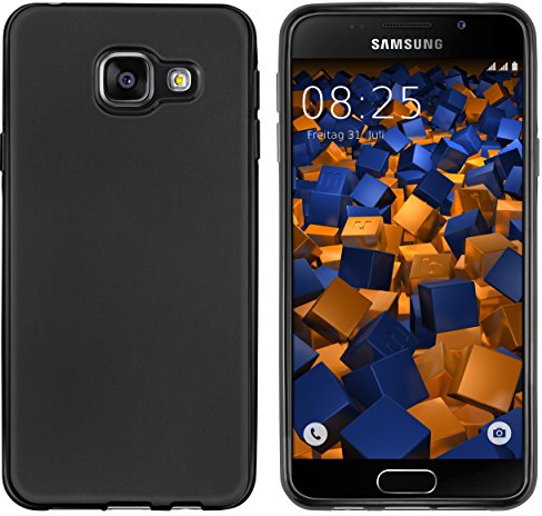 mumbi Hülle kompatibel mit Samsung Galaxy A3 2016 Handy Case Handyhülle, schwarz