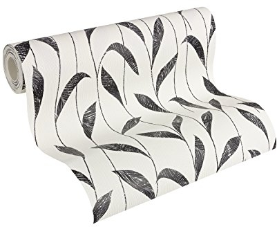 Esprit Home Tapete Urban Spring Vliestapete 10,05 m x 0,53 m schwarz weiß 302793