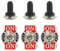 E Support™ 3 X Interrupteur Inverseur ¨¤ Bascule Levier en M¨¦tal ON/OFF/ON Momentan¨¦ 3 Terminal Pin SPDT Poids Lourd 20A 125V 15A 250V bouton casquette