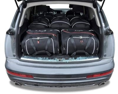 KJUST Dedizierte Kofferraumtaschen 5 stk kompatibel mit AUDI Q7 I (4L) 2005-2015