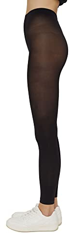 ESPRIT Damen Leggings 50 DEN W Le halb-blickdicht einfarbig 1 Stück, Schwarz Black 3000-O, 38-40