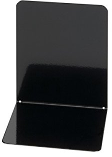 Maul Buchstützen Metall breit 14x12x14cm schwarz VE=2 Stück