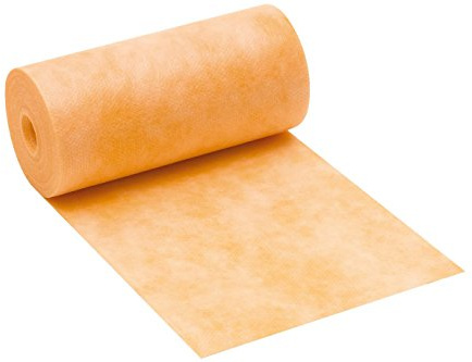 Schluter Kerdi Bande d'étanchéité – Idéal pour sceller les joints bout à bout et les connexions au sol/mur – 4,9 m de long, 17,8 à 0,6 cm de large, 4 mm d'épaisseur – KEBA100/185/5 m