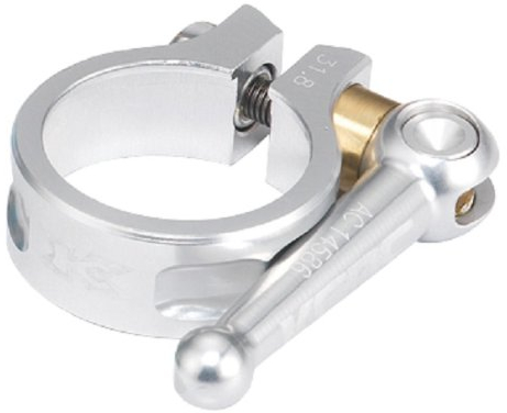 KCNC SC10 MTB QR Sattelklemme Ø34,9mm Silber