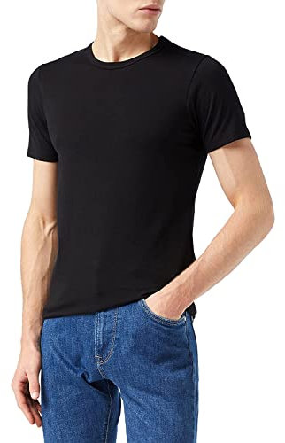 Jack and Jones Basic O-Neck Short Sleeve Men's T-Shirt Black Small