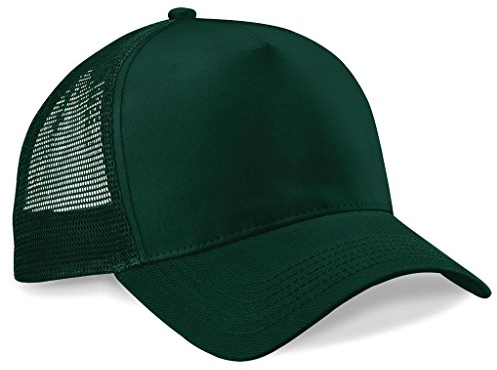 Beechfield B640 Snapback Trucker - Bottle Green/Bottle Green