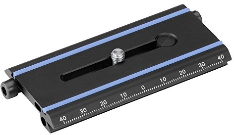 Cullmann Concept ONE OXC384 90 mm Lange SK-Justierplatte, Schwarz