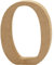 Creativ 0 cm MDF Nummer, braun, 13 x 2 cm