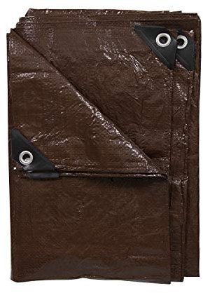 Stansport Ripstop-Plane, 30,6 x 35,6 cm, Braun, Standardanwendung Campingplane, Mehrfarbig, Einheitsgröße