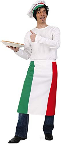 Kostüm Pizzabäcker (Schürze + Mütze) Karneval, Fasching, Mottoparty (Erwachsene)